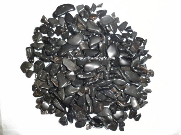 Manufacturers Exporters and Wholesale Suppliers of Black Agate Chips Khambhat Gujarat